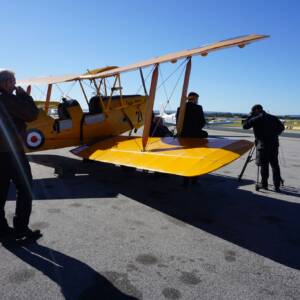 Arthur’s final flight: RAF veteran takes to the skies one last time