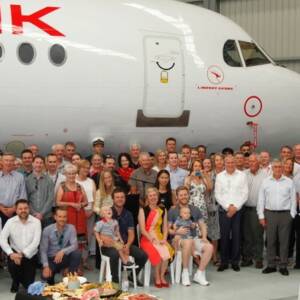 Lindsay Evans FOKKER 100 Naming