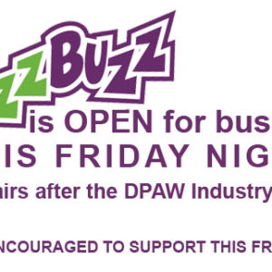 Muzz Buzz OPEN this Friday Night