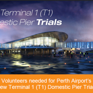 Perth Airport Domestic Terminal Passenger Trials