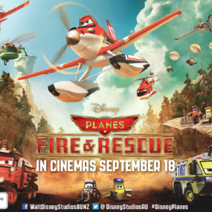 Your chance to WIN 1 of 10 family passes to see PLANES: Fire & Rescue