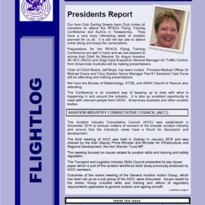 RFACA Flightlog – Jan-March 2016