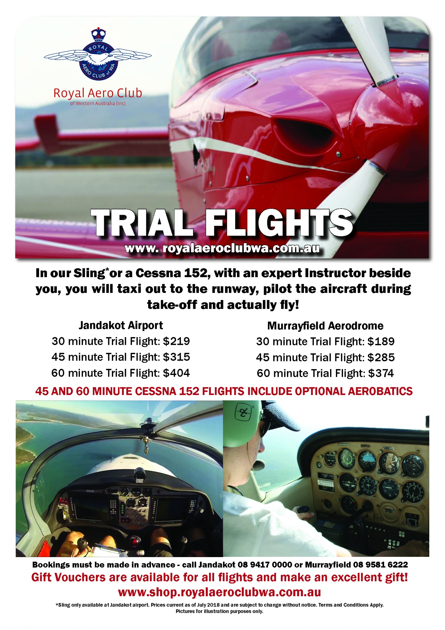 New Sling Trial Flights at Jandakot - Royal Aero Club of WA