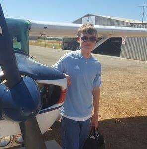 The Youngest Pilot in Australia is Glen Sparks
