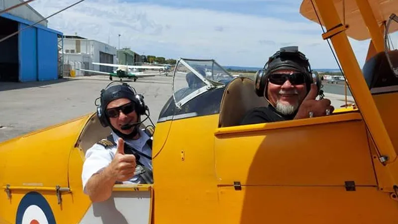 Pre Takeoff Thumbs Up Capturing Happy Pilot & Co-Pilot